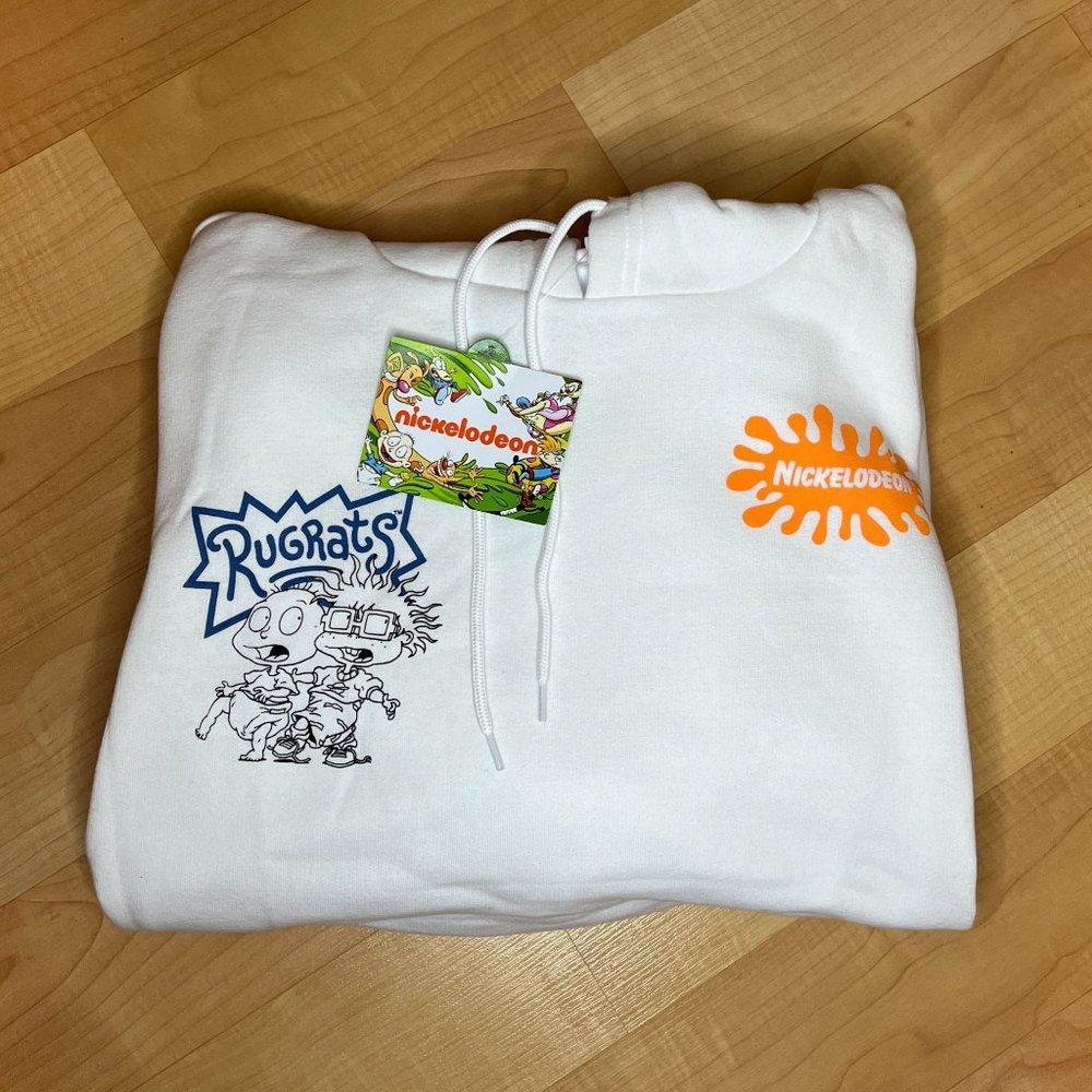 FLASH SALE Nickelodeon Rugrats White Hoodie Size Small